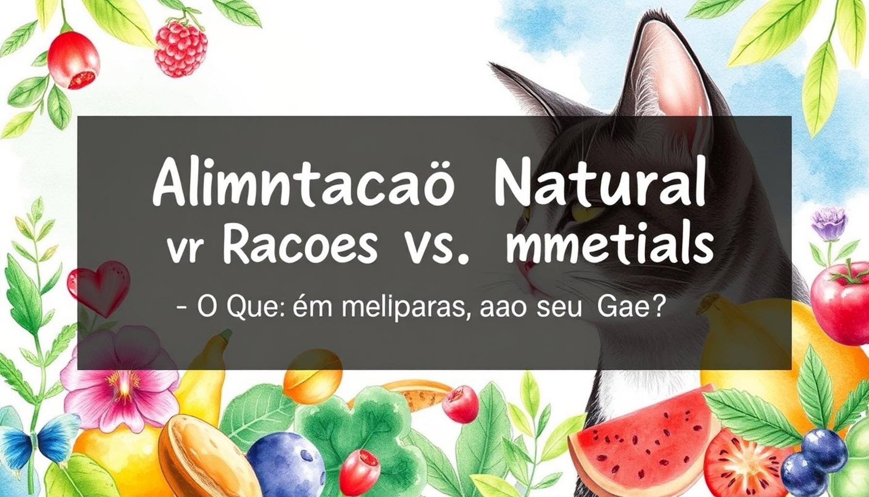 Natural Food vs. Commercial Diets: What’s Best for Your Cat?